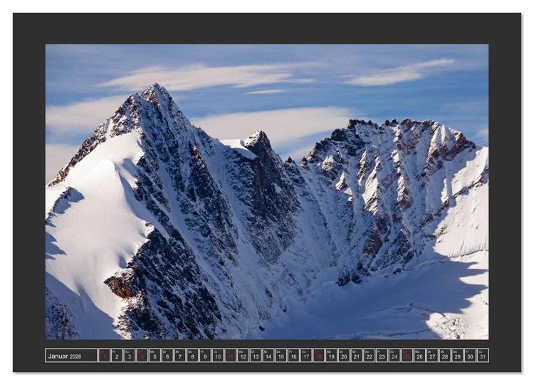 Produktbild: Der Gro&szlig;glockner 3798m (hochwertiger Premium Wandkalender 2026 DIN A2 quer), Kunstdruck in Hochglanz