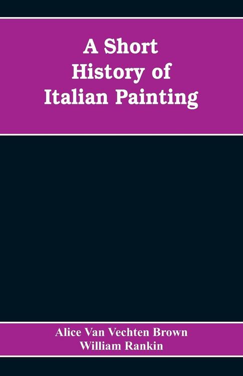 Produktbild: A Short History of Italian Painting