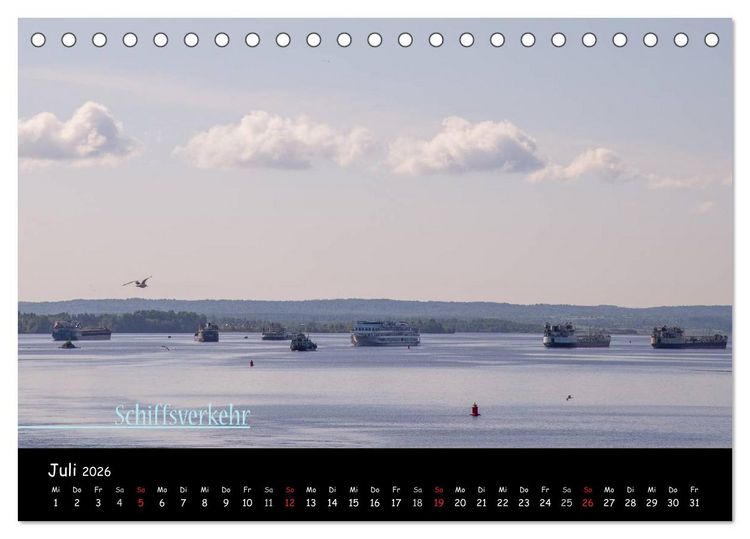 Produktbild: Von Moskau nach St. Petersburg (Tischkalender 2026 DIN A5 quer), CALVENDO Monatskalender