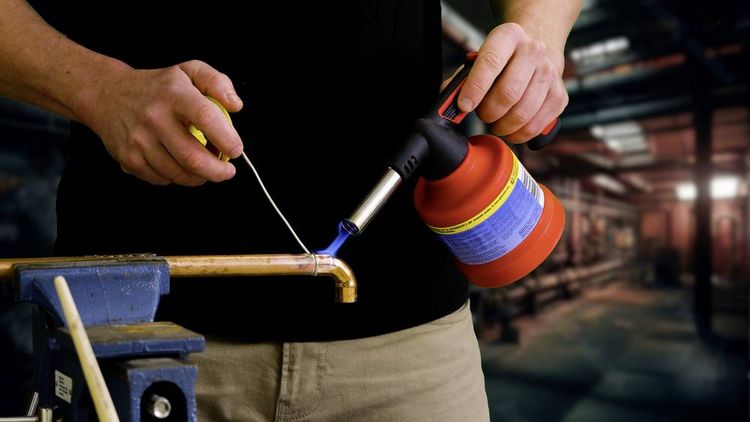 Produktbild: Rothenberger Weichl&ouml;ten &Oslash; 28mm L&ouml;tlampe 1800&deg;C inkl. Piezoz&uuml;nder 1St.