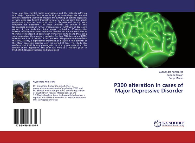Produktbild: P300 alteration in cases of Major Depressive Disorder