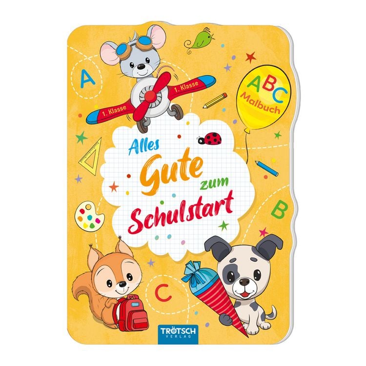 Produktbild: TR&Ouml;TSCH - ABC-Malbuch Zum Schulstart Tierfreunde