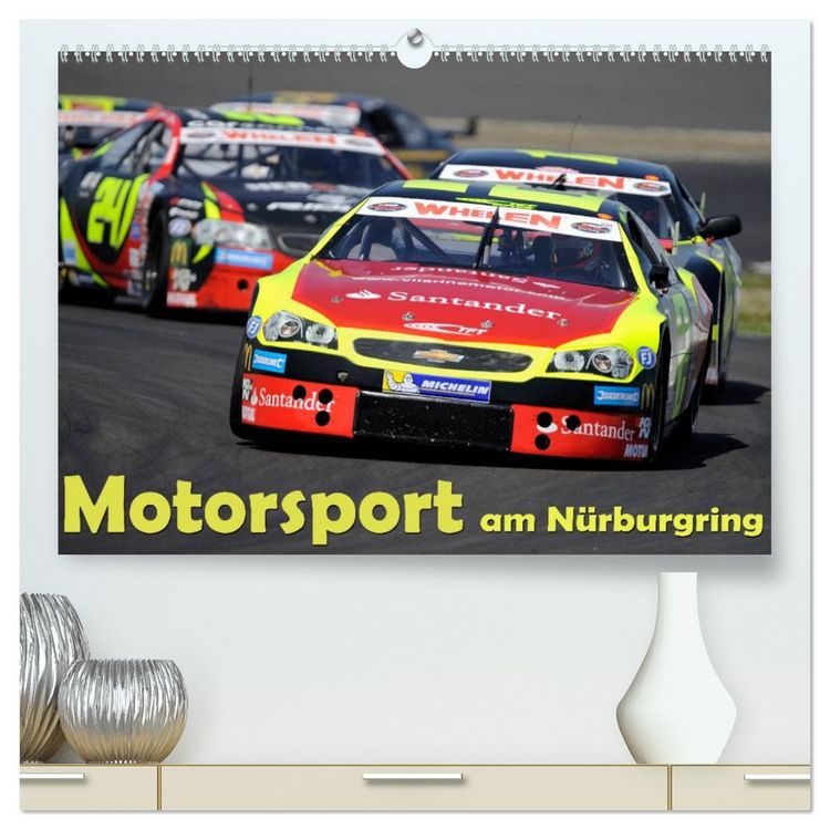 Produktbild: Motorsport am N&uuml;rburgring (hochwertiger Premium Wandkalender 2026 DIN A2 quer), Kunstdruck in Hochglanz