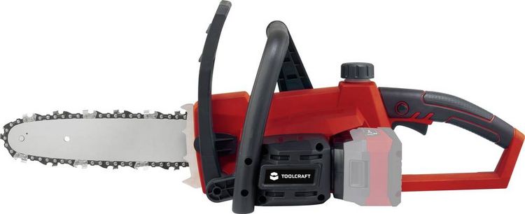 Produktbild: TOOLCRAFT ASK-200 / TAWB-200 Akku Kettens&auml;ge ohne Akku Schwertl&auml;nge 254mm