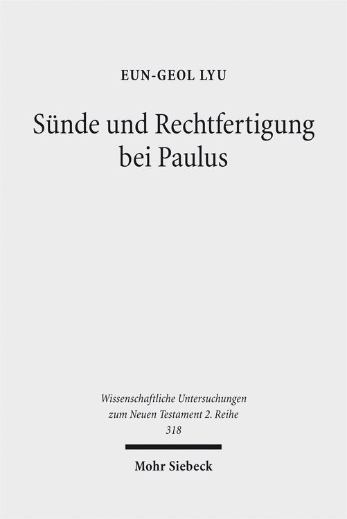 Produktbild: S&uuml;nde und Rechtfertigung bei Paulus
