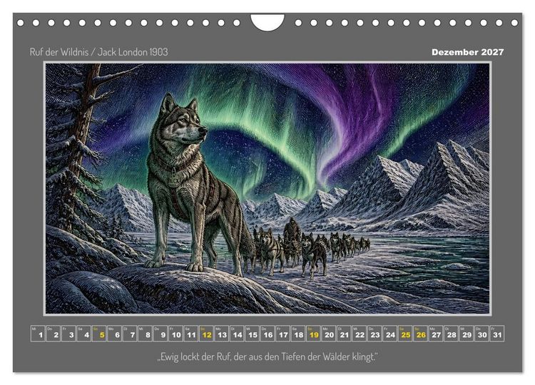 Produktbild: Klassiker des Abenteuers (Wandkalender 2027 DIN A4 quer), CALVENDO Monatskalender