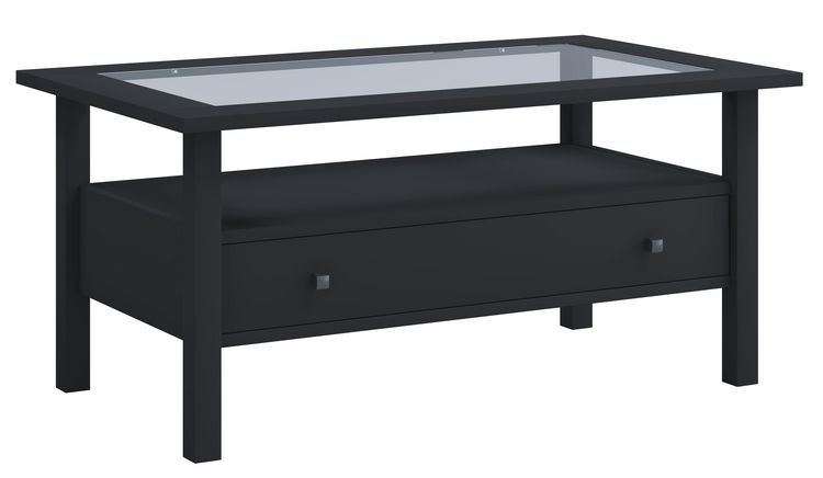 Produktbild: Holz Sofatisch Couchtisch Schublade Lingis L