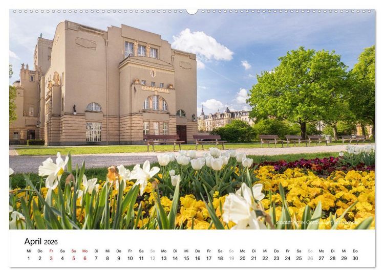 Produktbild: Cottbus/Ch&oacute;sebuz (hochwertiger Premium Wandkalender 2026 DIN A2 quer), Kunstdruck in Hochglanz