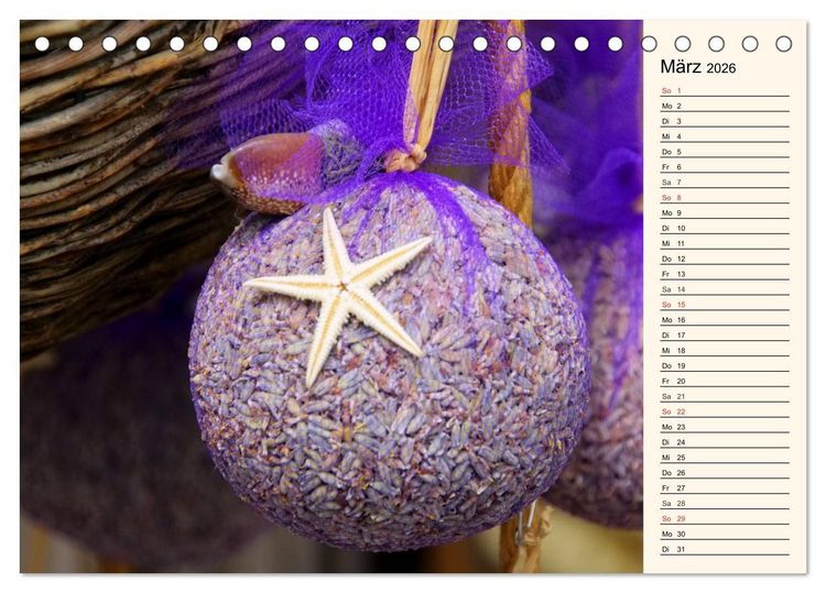 Produktbild: Lavendel (Tischkalender 2026 DIN A5 quer), CALVENDO Monatskalender