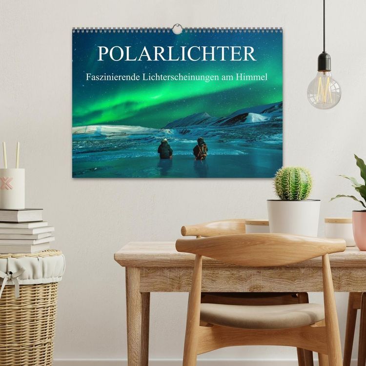 Produktbild: Faszinierende Lichterscheinungen am Himmel - Polarlichter (Wandkalender 2027 DIN A3 quer), CALVENDO Monatskalender