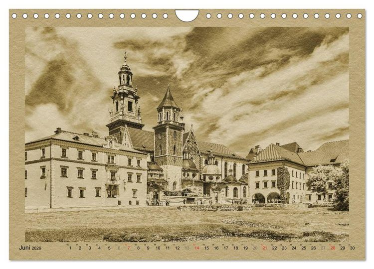 Produktbild: Polen &ndash; Ein Kalender im Zeitungsstil (Wandkalender 2026 DIN A4 quer), CALVENDO Monatskalender