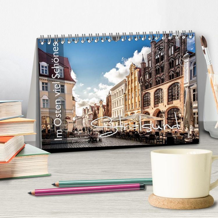 Produktbild: Im Osten viel Sch&ouml;nes - Stralsund (Tischkalender 2026 DIN A5 quer), CALVENDO Monatskalender