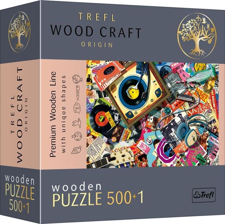 Produktbild: Holz Puzzle 500+1 Die Welt der Musik