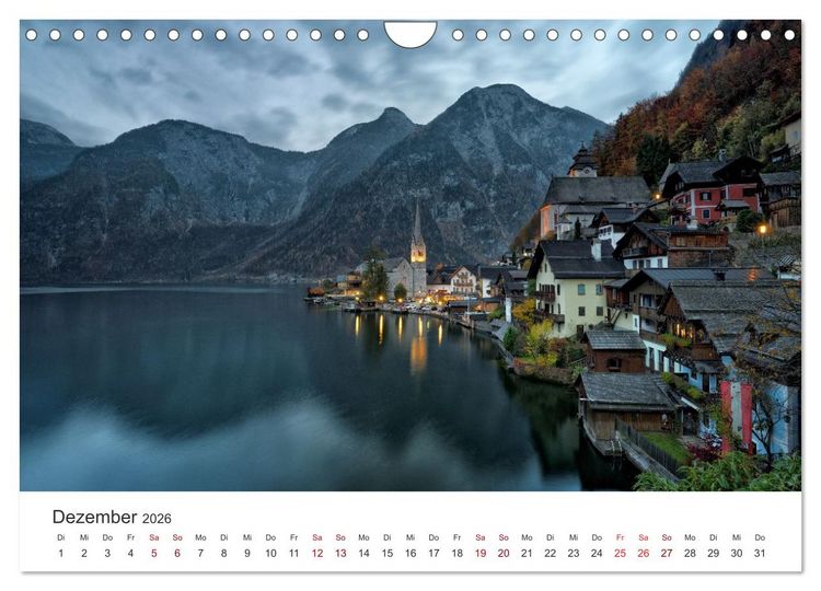 Produktbild: Magie der Bergseen &ndash; Spiegelungen im Licht der Berge (Wandkalender 2026 DIN A4 quer), CALVENDO Monatskalender