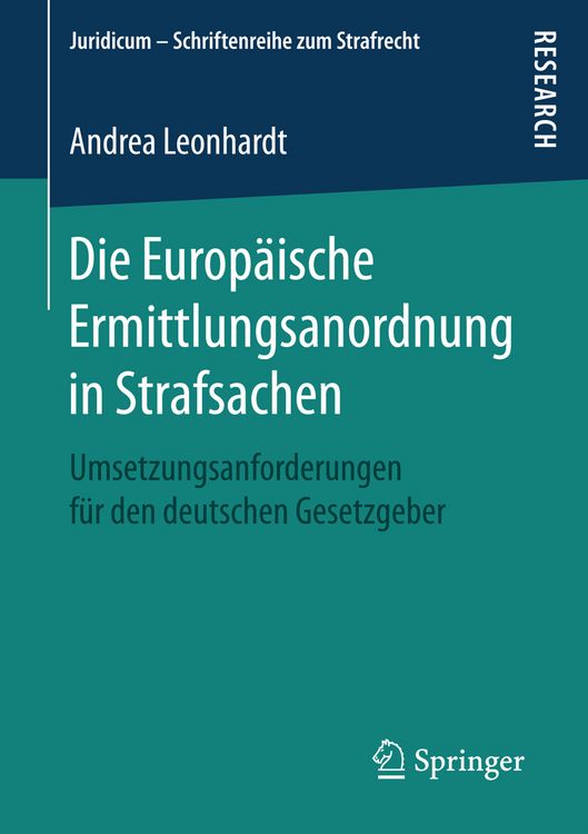 Produktbild: Die Europ&auml;ische Ermittlungsanordnung in Strafsachen