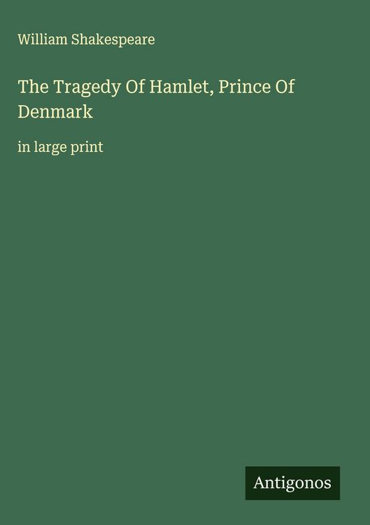 Produktbild: The Tragedy Of Hamlet, Prince Of Denmark