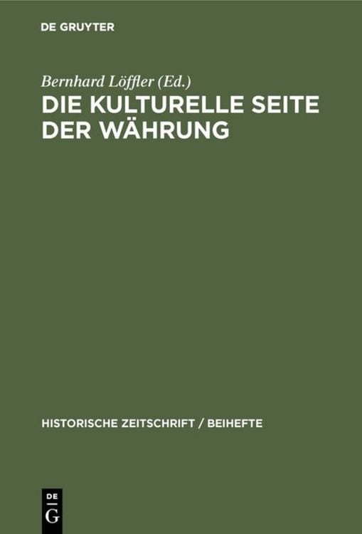 Produktbild: Die kulturelle Seite der W&auml;hrung
