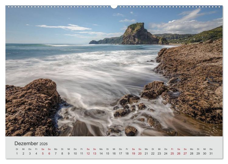 Produktbild: Neuseeland - Eine fotografische Rundreise von Nord nach S&uuml;d (Wandkalender 2026 DIN A2 quer), CALVENDO Monatskalender