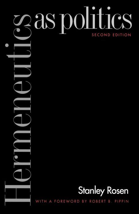 Produktbild: Hermeneutics as Politics