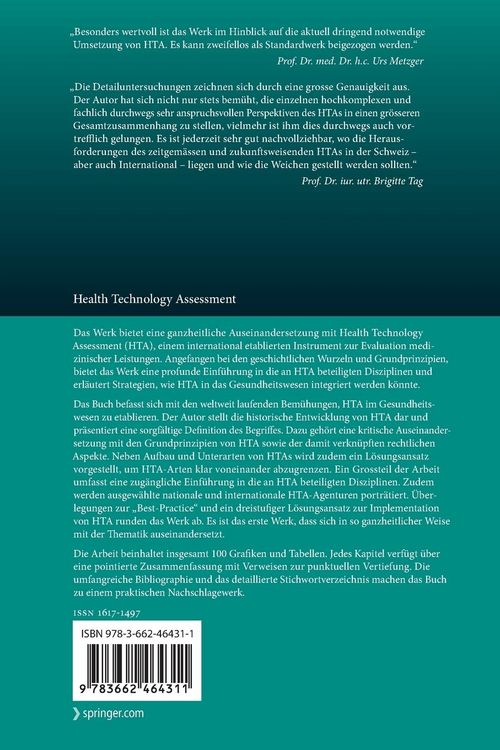Produktbild: Health Technology Assessment