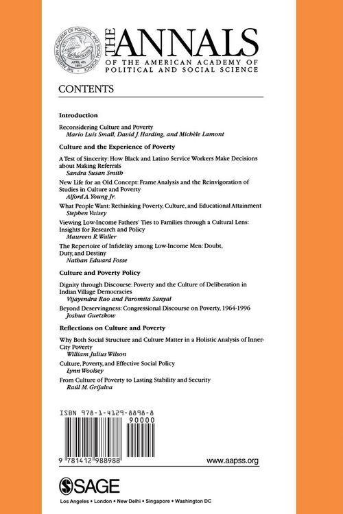 Produktbild: Reconsidering Culture and Poverty