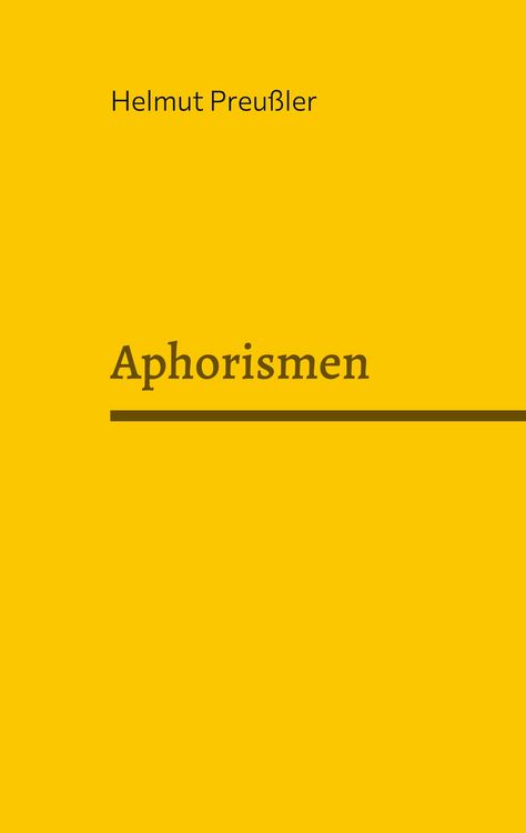 Produktbild: Aphorismen