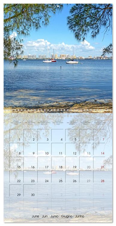 Produktbild: Floride &ndash; D&eacute;couvertes dans l'&Eacute;tat du soleil (Calendrier mural carr&eacute; 2026 30x30 cm) Calendrier double avec une page pour vos prises de notes