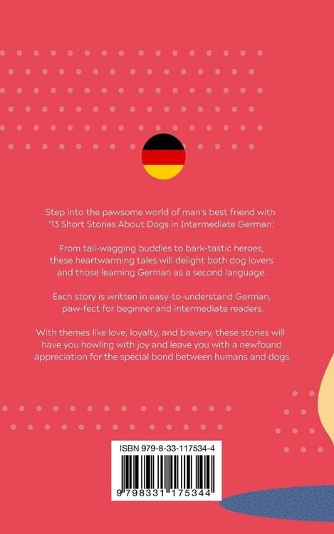Produktbild: Short Stories About Dogs in Intermediate German (B1-B2 CEFR)