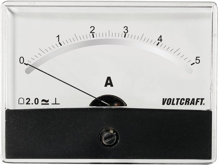 Produktbild: VOLTCRAFT AM-86X65/5A/DC AM-86X65/5A/DC Einbau-Messger&auml;t AM-86X65/5A/DC Drehspule