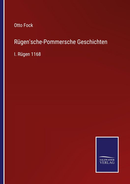 Produktbild: R&uuml;gen'sche-Pommersche Geschichten