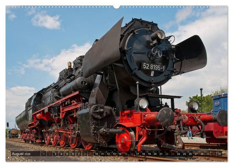 Produktbild: Unter Dampf - Eisenbahnromantik aus vergangener Zeit (hochwertiger Premium Wandkalender 2026 DIN A2 quer), Kunstdruck in Hochglanz
