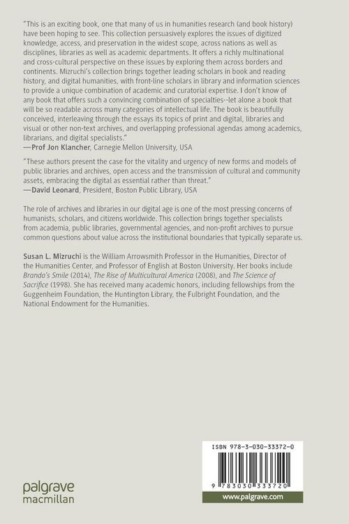 Produktbild: Libraries and Archives in the Digital Age