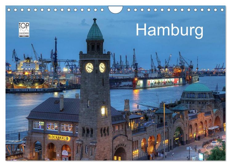 Produktbild: Hamburg (Wandkalender 2026 DIN A4 quer), CALVENDO Monatskalender