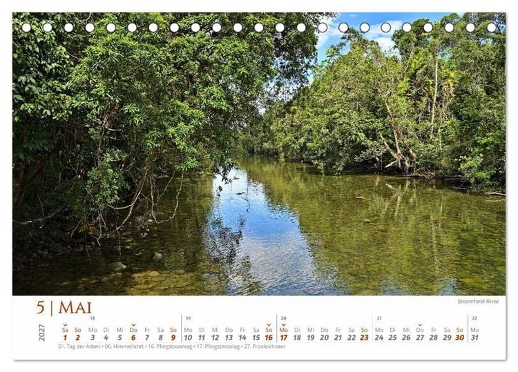 Produktbild: Australien - Cairns-Brisbane (Tischkalender 2027 DIN A5 quer), CALVENDO Monatskalender