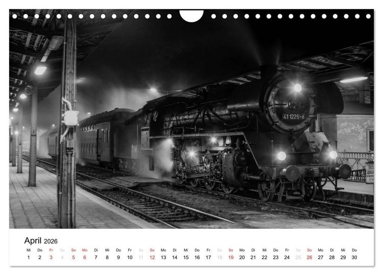 Produktbild: Dampfloks in der DDR (Wandkalender 2026 DIN A4 quer), CALVENDO Monatskalender