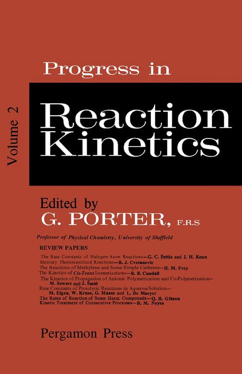 Produktbild: Progress in Reaction Kinetics