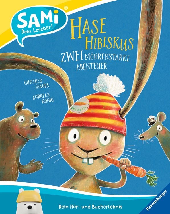 Produktbild: SAMi &ndash; dein Leseb&auml;r - Hase Hibiskus - Zwei m&ouml;hrenstarke Abenteuer