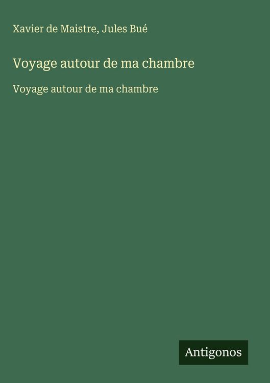 Produktbild: Voyage autour de ma chambre