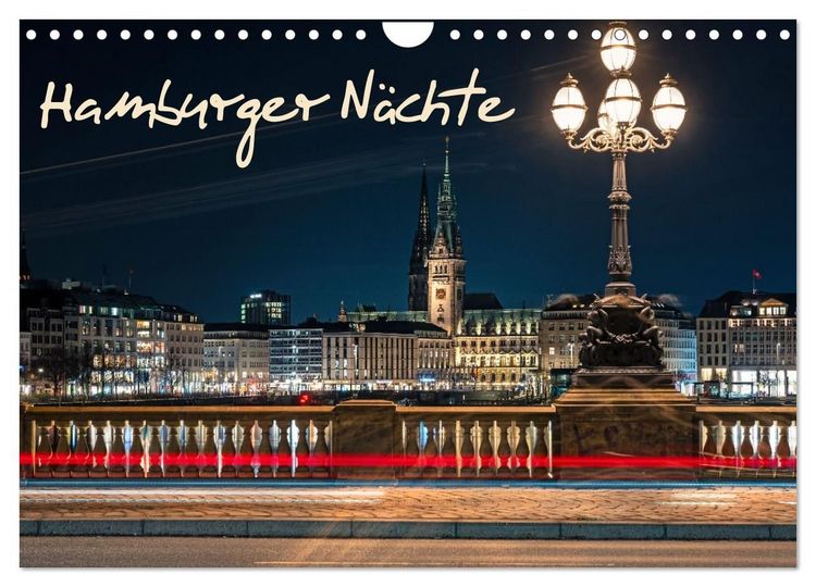Produktbild: Hamburger N&auml;chte (Wandkalender 2027 DIN A4 quer), CALVENDO Monatskalender