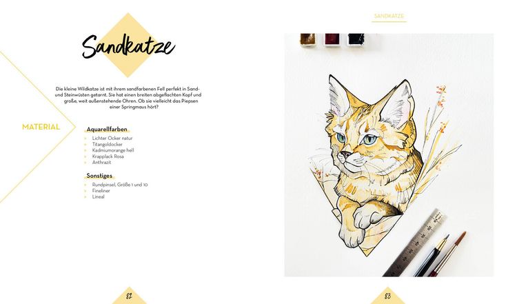 Produktbild: Animals &ndash; 25 Tiere zeichnen mit Watercolor-Effekt