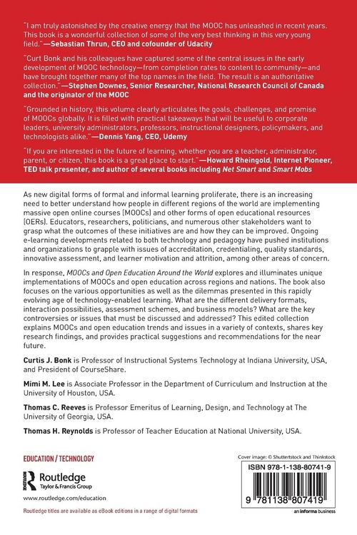 Produktbild: MOOCs and Open Education Around the World