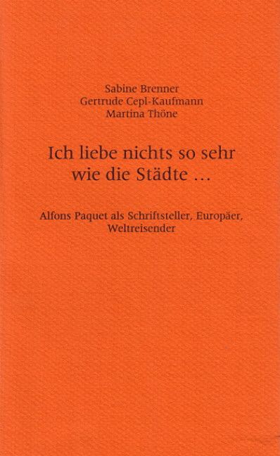 Produktbild: Ich liebe nichts so sehr wie die St&auml;dte ...