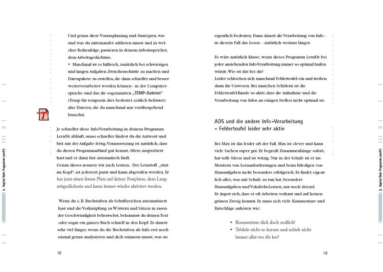 Produktbild: ADS. Aufmerksamkeitsdefizitsyndrom. Topfit beim Lernen! Bedienungsanleitung f&uuml;r dein Gehirn