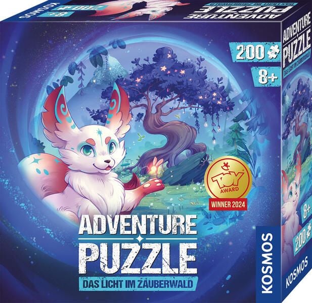Produktbild: KOSMOS - Adventure Puzzle - Das Licht im Zauberwald, 200 Teile