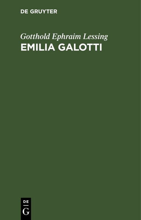 Produktbild: Emilia Galotti