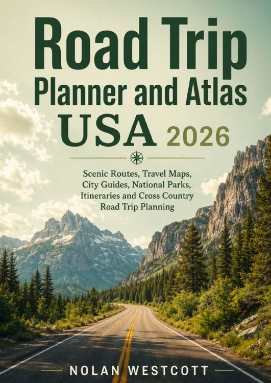 Produktbild: Road Trip Planner and Atlas USA 2026