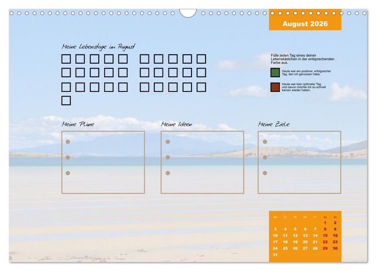 Produktbild: Erlebe mit mir Lebenszeit (Wandkalender 2026 DIN A3 quer), CALVENDO Monatskalender
