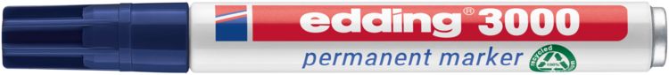 Produktbild: EDDING&reg; Permanent Marker 3000, stahlblau