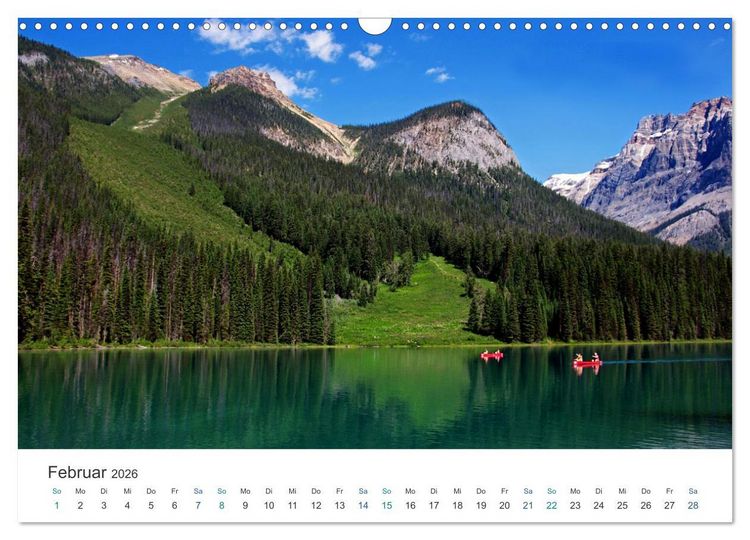 Produktbild: Reise durch Alberta und British Columbia (Wandkalender 2026 DIN A3 quer), CALVENDO Monatskalender