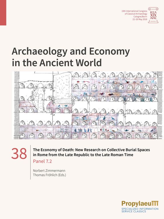 Produktbild: The Economy of Death: New Research on Collective Burial Spaces in Rome from the Late Republic to the Late Roman Time